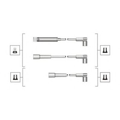 MAGNETI MARELLI 941319170072 -  Комплект проводов зажигания